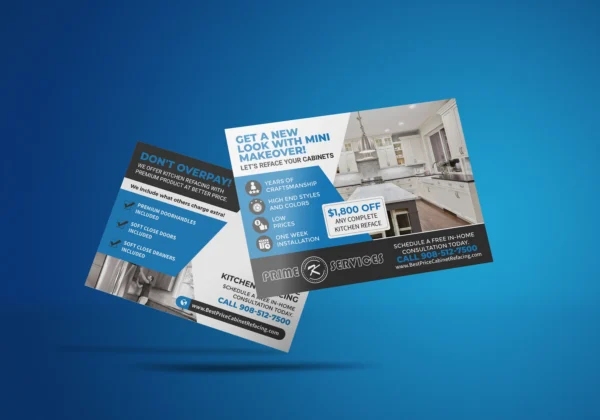 Postcard Design for Home Service