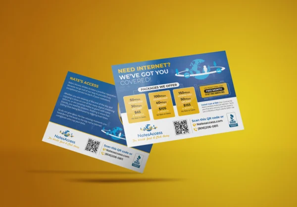Broadband Internet Postcard Design - Image 3